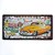 Placa em Metal Yellow Car - Imagem 1