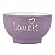 Bowl "Love it" Roxo em Cerâmica - Imagem 1