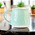 Caneca Glazura Verde Claro em Cerâmica 300ml - Imagem 1