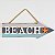 Placa Decor Seta Beach Estrela - Imagem 1