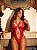 body em renda com straps no bum bum - Imagem 2