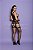 Body Inteiro Arrastão  Bodystocking - Imagem 2