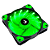 Cooler FAN Rise ModeWind W1, 120mm, LED Verde - RM-WN-01-BG - Imagem 3