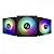Kit com 3 Fans Coolers Lian Li ST120 RGB Preto - 120mm - Imagem 2