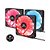 Kit com 3 Fans Coolers Redragon GC-F006 RGB - 120mm - Imagem 1