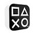 Luminária Botões PlayStation - Sony - Preta 32X30 - Imagem 2