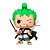 POP! Funko - Roronoa Zoro 923 - One Piece - Imagem 2