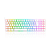 Teclado Mecanico Gamer Ashe Pro K626P-KBS-W RGB Branco Switch Marrom - Imagem 1