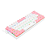 Teclado Mecânico Gamer Redragon Lakshmi Branco com Rosa Rainbow Switch Marrom - Imagem 3