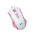 Mouse Gamer Redragon Ranger Lollipop (Branco com Rosa) 12400DPI RGB - Imagem 2