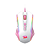 Mouse Gamer Redragon Ranger Lollipop (Branco com Rosa) 12400DPI RGB - Imagem 1
