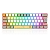 Teclado gamer Redragon Fizz RGB K617 Daylight Switch Brown Layout 60% - Imagem 1