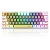 Teclado gamer Redragon Fizz RGB K617 Sunshine Switch Brown Layout 60% - Imagem 1