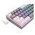 Teclado Gamer Redragon Fizz K617 RGB Switch Red Layout 60% - Cinza e Branco - Imagem 4