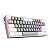 Teclado Gamer Redragon Fizz K617 RGB Switch Red Layout 60% - Cinza e Branco - Imagem 2