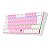 TECLADO GAMER REDRAGON LAKSHMI ROSA E BRANCO RGB - Imagem 2