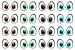 Adesivo de olhos c/ recorte  cód. TA 001 - Imagem 2
