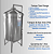 Filtro Central INOX Zeólita Remoção Ferro e Manganês 15000 L/h P700.QL-ZF - Imagem 2