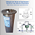 Filtro Central Inox Carvão Ativado 1000 L/h P25.VR-CA para Válvula de Topo Roscável - Imagem 4