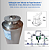 Filtro Central Inox Zeólita Remoção de Ferro e Manganês 5000 L/h P210.VR-ZF para Válvula de Topo Roscável - Imagem 5