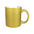 Caneca Cerâmica Glitter Dourado Para Sublimação Live! 325ml (1996) - Imagem 1