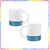 CANECA CERAMICA BRANCO COM GLITTER NA BASE AZUL PARA SUBLIMAÇÃO 325 ML - KIT COM 6 UNIDADES - Imagem 3