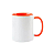 Caneca Cerâmica Alça Interior Laranja Para Sublimação LIVE 325ml (1973) - Imagem 1