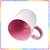 CANECA CERAMICA ALÇA INTERIOR ROSA PARA SUBLIMAÇÃO LIVE 325ML (460) - Imagem 2