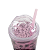 Copo Com Canudo E Tampa Diamante Rosa Be Happy 500ml (48100) - Imagem 2