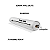 Bobina Papel Sulfite Para Plotter 910MMX50M 75G X2P - Imagem 2