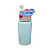 Squeeze De Aluminio Infantil Branco Com Tampa Rosa E Roxa 500ml - Imagem 1