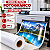 Bobina de Papel Fotográfico Glossy Microporoso Com Brilho 610mm x 30mt x 260g x 2" - Imagem 1