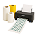 Kit Bobina A4 Seda 50G, Bobina A4 Sulfite 90G e Bobina Sulfite Amarelo 75G 210MMX50M Kit 3 Unidades - Imagem 2