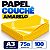 PAPEL COUCHE AMARELO 75G A3 - 100 FLS - Imagem 4
