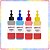 REFIL DE TINTA INKMAX COMPATÍVEL HP GT52 / GT53 KIT COM 4 CORES 100ML - Imagem 1