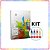 KIT PAPEL A4 SUBLIMÁTICO GLOBINHO + KIT TINTA COMPÁTIVEL EPSON SUBLIMÁTICA 100 ML - Imagem 1