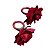 Kit 2 Porta Guardanapos Botão de Rosa Red Velvet - Imagem 3