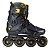 Patins Inline Freestyle Traxart Revolt Turbo Black Gold - 80mm Abec-9 Cromo - Imagem 1