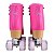 Patins Quad Traxart Foxxy Pink - 58mm x 32mm Abec-5 - Imagem 2