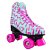 Patins Quad Traxart Jolly - 58mm x 32mm Abec-7 / ACQUA E ROSA - Imagem 1