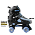 Patins Traxart Quad FLASH infantil - 54mm ABEC7 Azul - Imagem 8