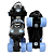 Patins Traxart Quad FLASH infantil - 54mm ABEC7 Azul - Imagem 10