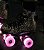1 Roda Luminous Quad LED / Rosa Pink 34 x 65mm 85A - (Unidade) - Imagem 3