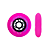 Roda Endless 90mm / pink neon (unidade) - Imagem 2