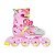Patins Cosmo Candy Infantil Ajustável Rosa - Abec 5 / 26 ao 34 - Imagem 1