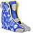 Patins Cosmo Candy Infantil Ajustável Azul - Abec 5 - Imagem 8