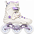 Patins FlyingEagle REAVER 110mm Branco/Lilás - X7 T - Imagem 1