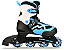Patins Inline Infantil Micro Skate Majority - Ajustável 33 ao 36 Azul / SP - Imagem 1
