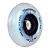 Rodas Traxart Led Special Glitter Azul 80mm/85a - Imagem 4