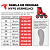 Patins Traxart HYPE VERMELHO - 110mm ABEC9 cromo (hibrida) - Imagem 3